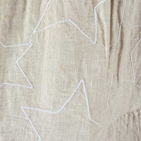 Daniel & Mayer 100% linen dress with embroidered stars (S) (Made in‎ Italy) - Picture 12 of 12
